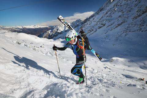 Andrea Prandi vincitore Adamello Ski Raid Junior (foto pegasomedia)