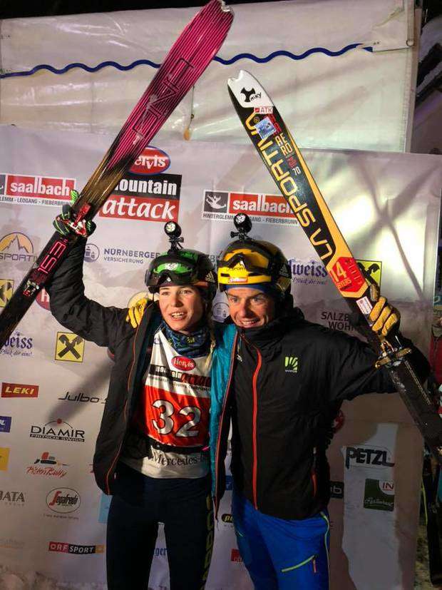 Alba De Silvestro e Michele Boscacci vincitori della Mountain Attack (foto organizzazione)