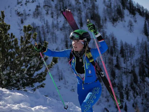 Alba De Silvestro seconda nella Coppa del mondo Scialpinismo (foto skimo stats)
