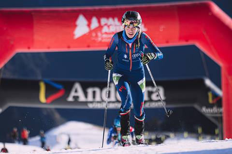 Alba De Silvestro vincitrice del Vertical in Andorra (foto Fisi)
