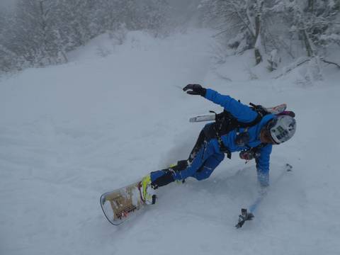 Apertura Abbigliamento Rock Experience per lo snowboard alpinismo (foto Miriam Nardone) (7)