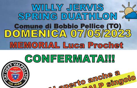 Apertura Willy Jervis Spring Duathlon 7 maggio