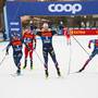 Arrivo Sprint maschile Dobbiaco Tour de Ski (foto Newspower)