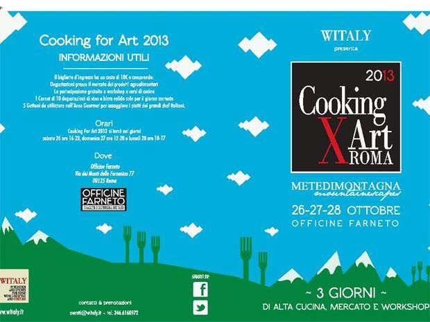 Cooking for Art 2013 Roma