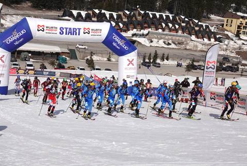 Coppa del mondo scialpinismo 2021 a Madonna di Campiglio (foto Pegasomedia)