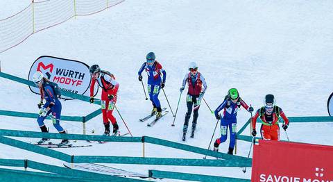 Coppa del mondo scialpinismo in Val Thorens (foto Fisi)