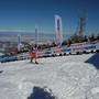 L'arrivo di Kilian vincitore del Vertical del Mondolè Ski Alp