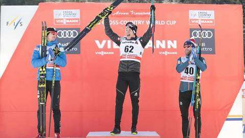 Dario Cologna vince la 15 km di Lenzerheide del Tour de Ski (foto fiscrosscountry)