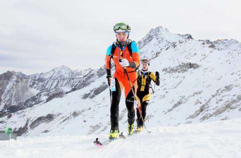 Davide Magnini all'Adamello Ski Raid Junior (foto pegasomedia)
