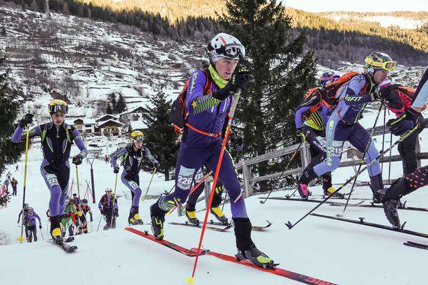 Davide Magnini campione italiano espoir di scialpinismo (foto pegasomedia)