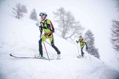 Davide Magnini e Matteo Eydallin alla Transcavallo (foto selvatico)