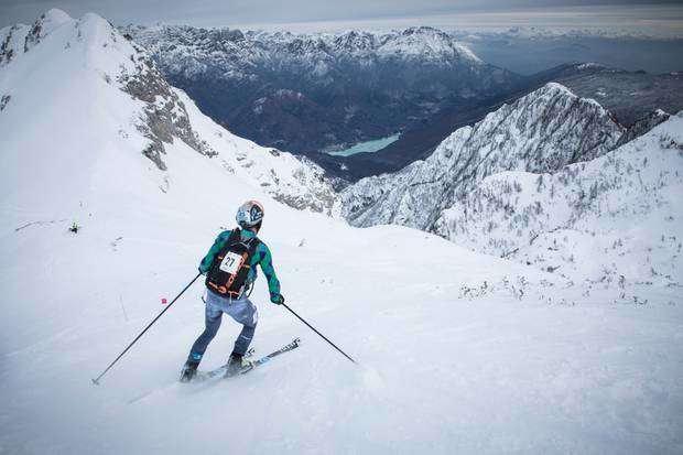 Discesa Salat Ski Raid (foto Selvatico)