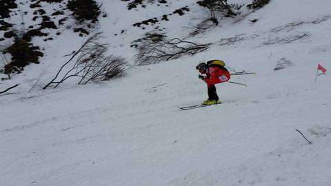 Discesa Valle Fredda Ski Raid (foto fb Di Girolamo)