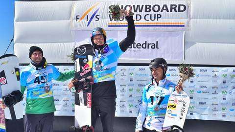 Emanuel Perathoner secondo nello SBX di Coppa del Mondo in Argentina (foto fis ski)