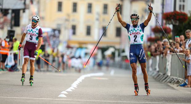 Emanuele Becchis vincitore della Sprint Coppa Italia Sgonico (foto Fisi)