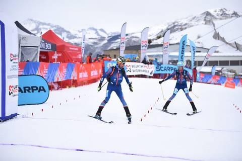Eydallin e Antonioli Campioni Mondiali scialpinismo Team Race (foto ISMF) (3)