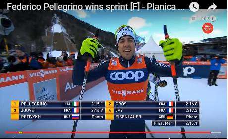 Federico Pellegrino vince la Sprint di Planica ski nordique.net