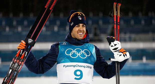 Federico Pellegrino argento olimpico a PyeongChang (foto fisi)