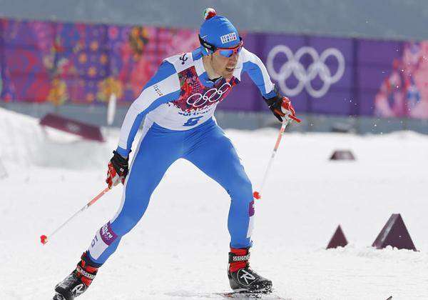 Federico Pellegrino nella sprint di Sochi (foto fisi.it)