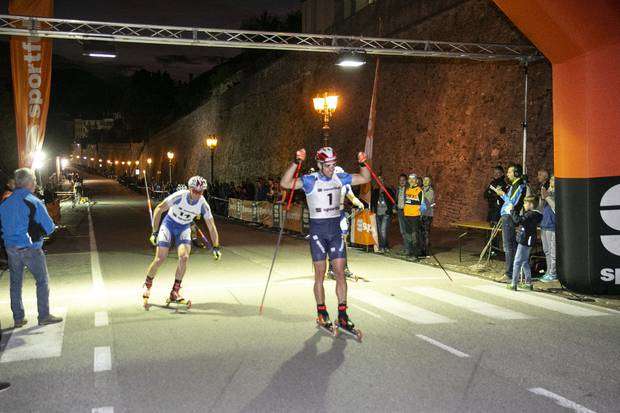 Federico Pellegrino vince la  Sprint Grand Prix Sportful Feltre (foto fisiaoc)