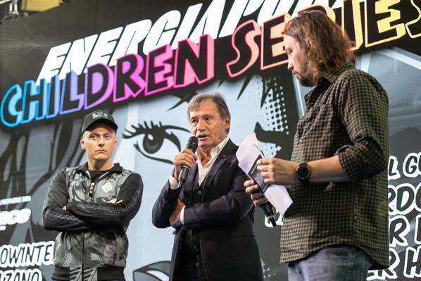 Flavio Roda e Max Blardone alla premiazione Energiapura Children Series