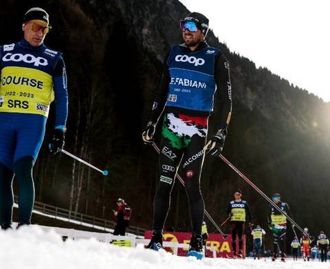 Francesco De Fabiani Tour de Ski (foto fb De Fabiani)