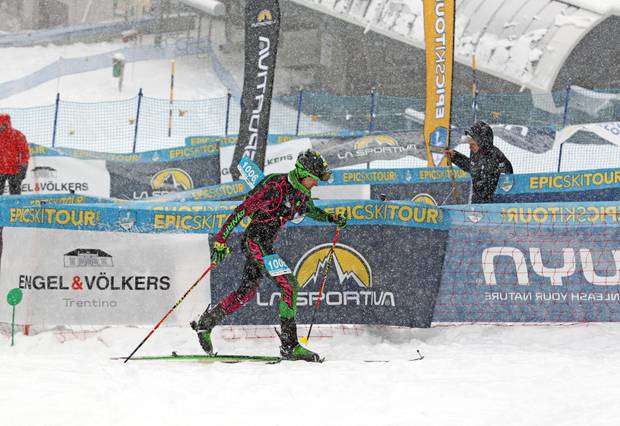 Gerhard Schneider  vincitore Epic Ski Tour di Davos (foto Newspower)