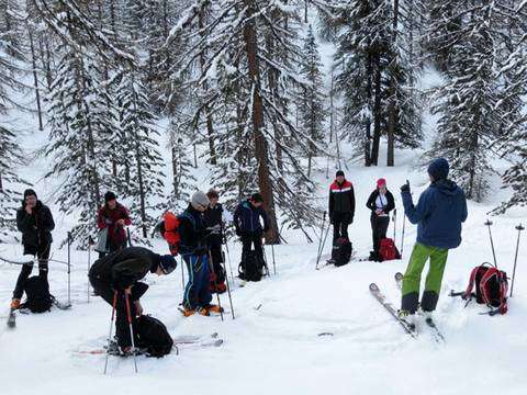 Corso di scialpinismo under 18 (foto Luca Macchetto)