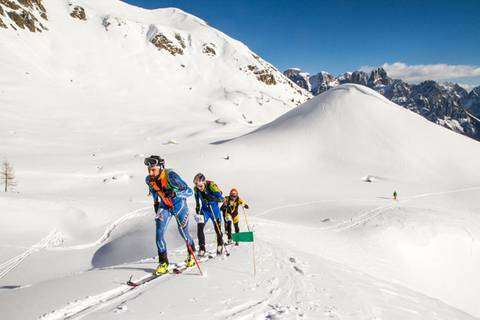 I tre al comando della Folga Ski Race (foto Salini)