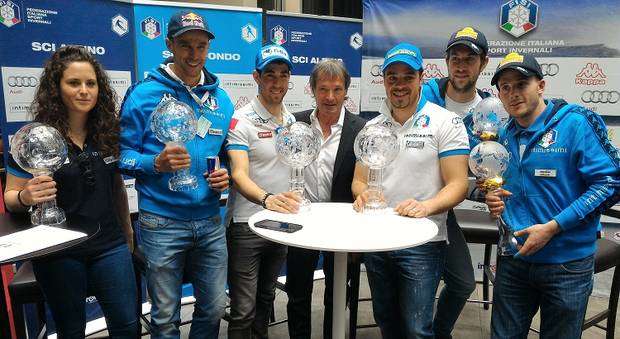 I vincitori delle Coppe delle Mondo al Prowinter Awards di Bolzano