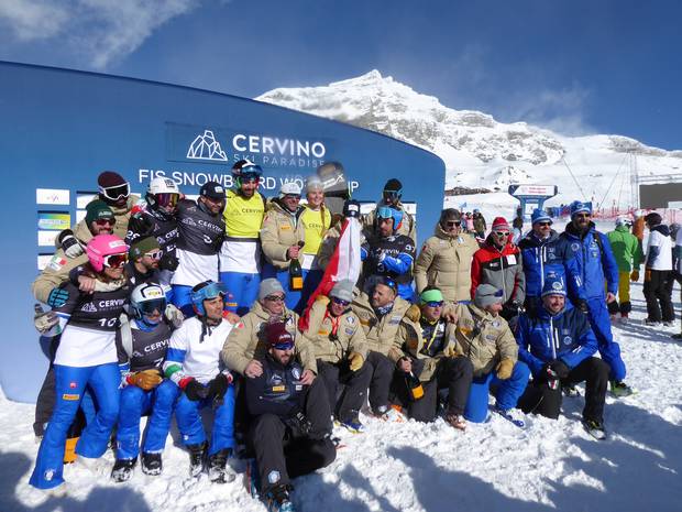 Italia dello Snowboard vince la classifica per nazioni