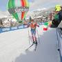 Jessie Diggins in testa al Tour de Ski (foto Newspower)
