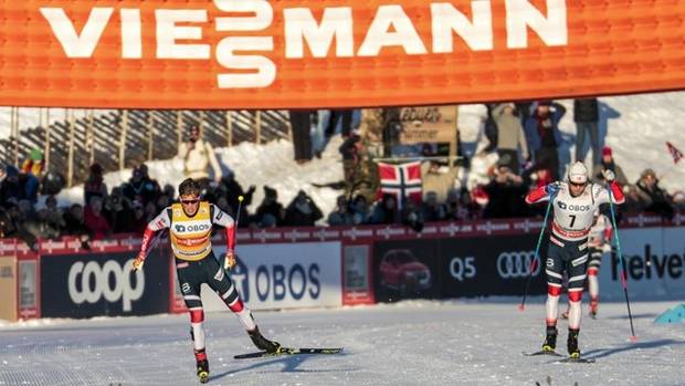 Klaebo supera Sundby nella Skiathlon di Lillehammer (foto foto fis crosscountry)