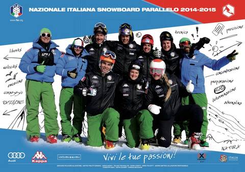 La Nazionale Italiana di Snowboard Slalom Parallelo