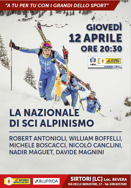 La nazionale di scialpinismo da DF Sport Specialist giovedi 12 aprile