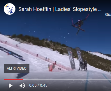 La svizzera Sarah Hofflin vincitrice Slopestyle Font Romeu (foto fis)