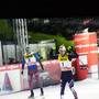 L'arrivo vincente di Federico Pellegrino nella Sprint del Tour de Ski (foto FB Buonomini)