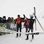 L'arrivo della Otzi Alpin Marathon (foto newspower)