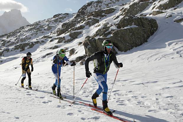 Lenzi, Eydallin, Stofner tappa 2 La Sportiva Epic Ski Tour (foto newspower)