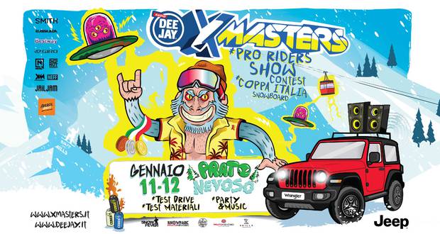 Locandina DEEJAY Xmasters Winter Tour 2020