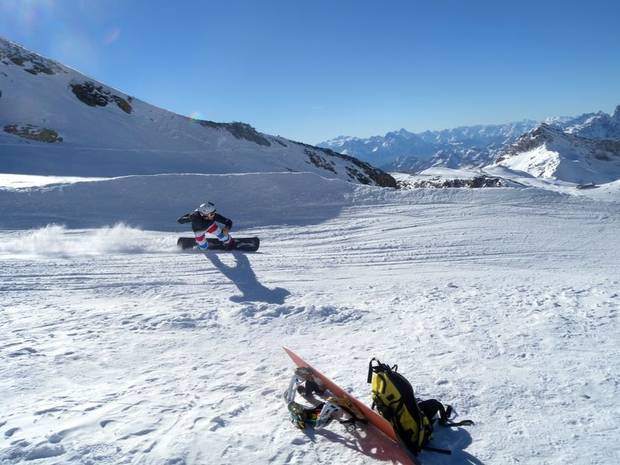Luca Matteotti Campione Italiano Snowboardcross 2013 (foto arch. Cervinia)