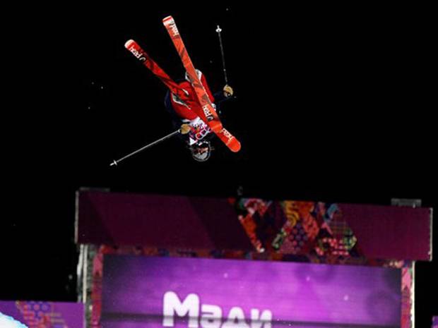 Maddie Bowman vince loro nell'Half Pipe Ski alle Olimpiadi di Sochi (foto Agence Zoom)