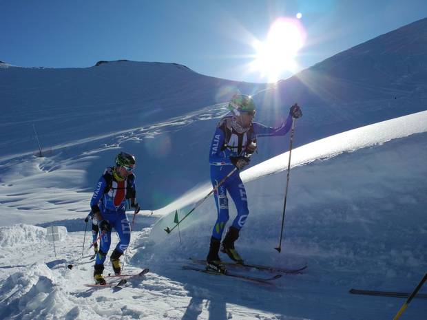 Matteo Eydallin e Damiano Lenzi due colonne della Nazionale di scialpinismo