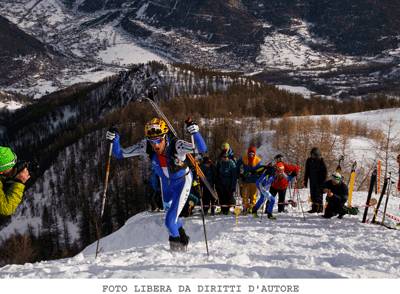 Matteo Eydallin e Manfred Reichegger vincitori dei Mondiali Militari di scialpinismo (foto arch. Mondiali Pelvoux)