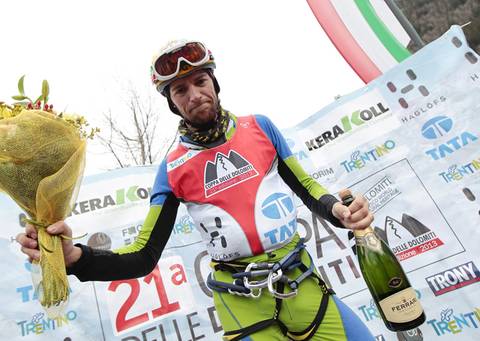 Matteo Eydallin vincitore Coppa delle Dolomiti 2013 (foto Modica)