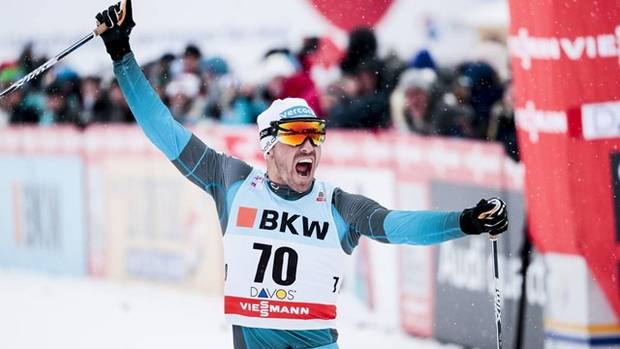 Maurice Manificat vincitore della 15km di Davos (foto fis crosscountry)