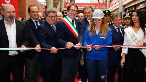 Michela Moioli inaugura Skipass Modena (foto fisi)