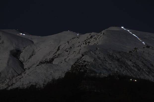 Notturna dell'Aquila di Giaveno (foto FB Diego Gerussi)