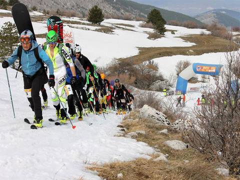 Monte Ocre Snow Event: la partenza del Campionato Italiano e Coppa Italia Snow-Alp (foto Reticcioli)