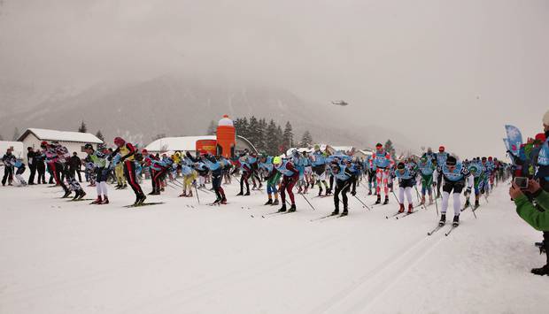 Partenza Cortina Dobbiaco 2019 (foto Newspower)